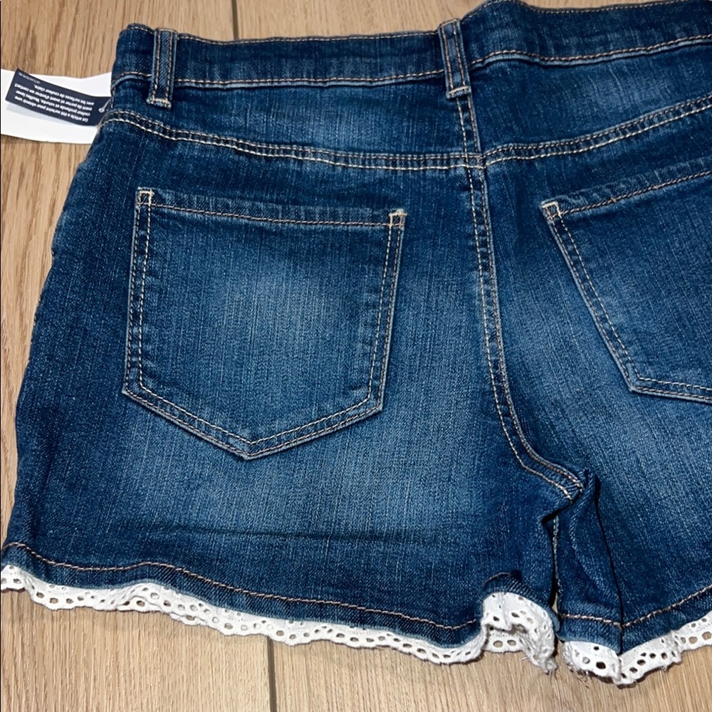 NWT - OshKosh B'gosh Blue Denim Shorts - Picture 7 of 8